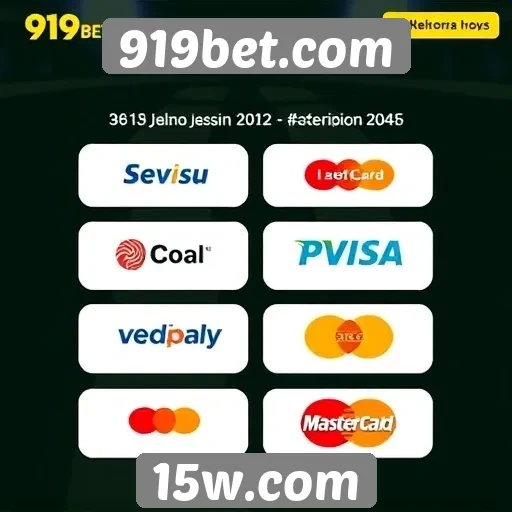 Explorando os métodos de pagamento oferecidos pelo 919bet